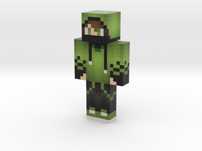 Creeper_Hoodie | Minecraft toy in Natural Full Color Sandstone