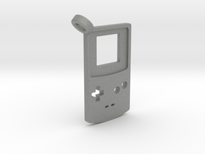 Gameboy Color Styled Pendant in Gray PA12