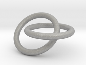Interlocking Rings Pendant in Aluminum