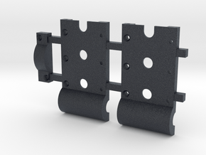 HO Gear Box Case 0.3 mod Double Idler 1/8" Axle in Black PA12