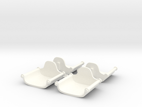 ELEPHANT SEAT X4  in White Processed Versatile Plastic