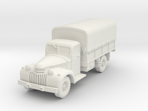 Dodge D15 (covered) scale 1/100 in White Natural Versatile Plastic