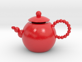 Decorative Teapot in Glossy Full Color Sandstone