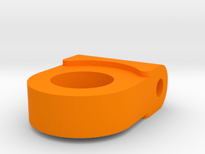 XL - Halterung Schottverschraubung in Orange Processed Versatile Plastic