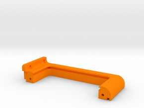 XL - Strebe Netzteil links in Orange Processed Versatile Plastic