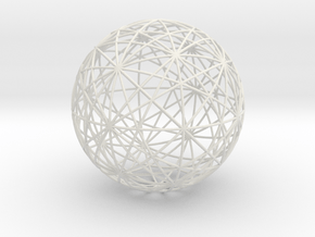 Symmetry Sphere of the Cuboctahedron in White Natural Versatile Plastic