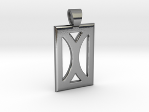 Your month [pendant] in Polished Silver