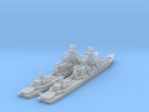 Slava Soviet Missile Cruiser - 1/1800 and smaller in Smooth Fine Detail Plastic: 1:3000