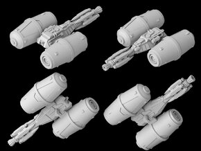 (Armada) Rebel Fuel Tanker in White Natural Versatile Plastic