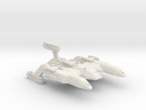 3125 Scale Lyran Firecat Battle Control Ship CVN in White Natural Versatile Plastic