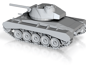 1/100 Scale M24 Chaffee Tank in Tan Fine Detail Plastic