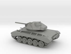1/100 Scale M24 Chaffee Tank in Gray PA12