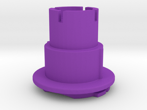 Quadlock to Garmin Male Mount in Purple Processed Versatile Plastic
