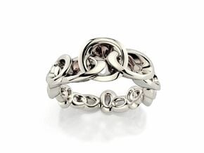 Neitiri Easy Love Ring (From $19) in Polished Silver: 6.5 / 52.75