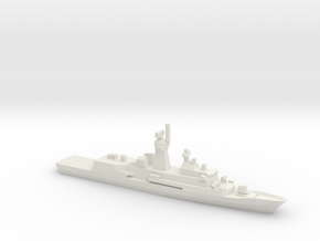 Anzac-class frigate, 1/2400 in White Natural Versatile Plastic