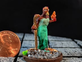 Aarakocra Sorceress  in Tan Fine Detail Plastic