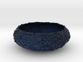 Pebbled Bowl in Natural Full Color Sandstone