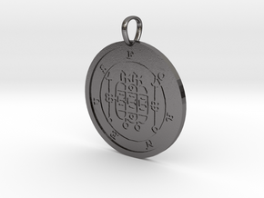 Forneus Medallion in Polished Nickel Steel