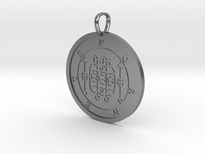 Forneus Medallion in Natural Silver