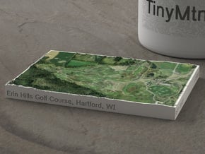 Erin Hills Golf Course, Wisconsin, 1:20000 in Natural Full Color Sandstone