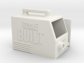 Scale Built Scale Welder / Volt Meter in White Natural Versatile Plastic