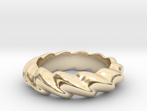 Wavy Ring in 14K Yellow Gold: 7 / 54
