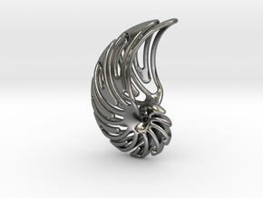 NAUTILUS TRIBAL in Fine Detail Polished Silver