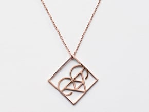 Aries in 14k Rose Gold Plated Brass