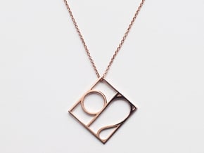 Leo in 14k Rose Gold Plated Brass