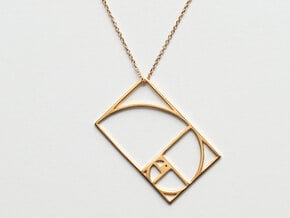 Golden Ratio in 18k Gold Plated Brass