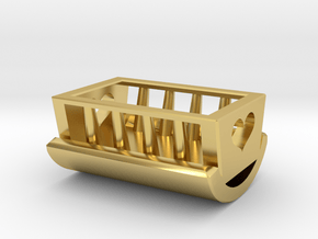 Cradle for Christmas/Baby in Polished Brass