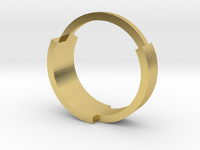 135 12.37mm in Polished Brass