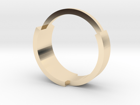 135 12.37mm in 14k Gold Plated Brass