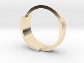135 13.61mm in 14k Gold Plated Brass