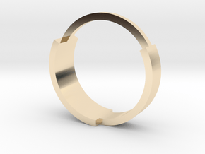 135 14.05mm in 14k Gold Plated Brass