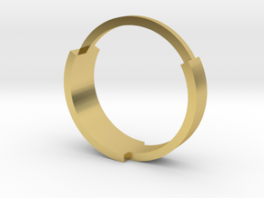 135 14.86mm in Polished Brass