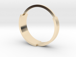 135 16.92mm in 14k Gold Plated Brass