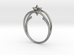 anello ico in Natural Silver