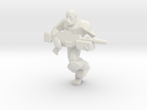 Armed Gas Miner in White Natural Versatile Plastic