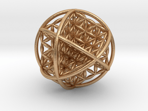Ball Of Life v2 Sphere 2.5"  in Natural Bronze
