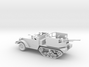 1/160 Scale M15A1 HalfTrack with 37mm AA Gun in Tan Fine Detail Plastic