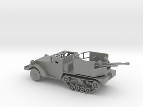1/87 Scale M15A1 HalfTrack with 37mm AA Gun in Gray PA12