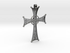 A Cross for All Christians in Fine Detail Polished Silver