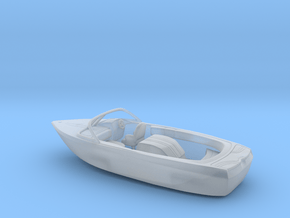 Motorboat 1:100 scale in Smooth Fine Detail Plastic