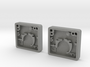 Pair of Blaster Stock Center Greeble in Gray PA12
