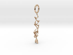 Tulip Vine Pendant in 14k Rose Gold