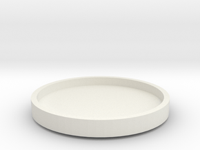 Spinning Tray for Smiley Sectors in White Natural Versatile Plastic