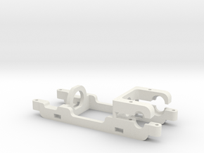 Carrera E200 motor mount Slot.it compatible HRS-2 in White Natural Versatile Plastic