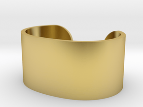 Cosplay Cuff (6.5cm x 4.5cm) Set 2 in Polished Brass: Extra Small