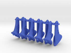 10 pcs. 26mm F2D Control Horn - v2.1 in Blue Processed Versatile Plastic